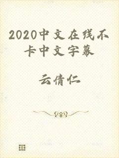 2020中文在线不卡中文字幕