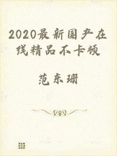 2020最新国产在线精品不卡顿