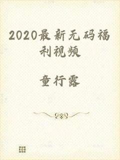 2020最新无码福利视频