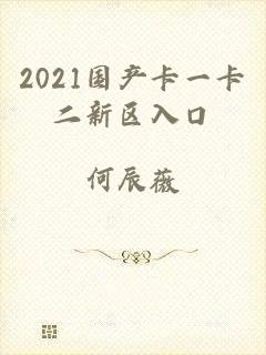 2021国产卡一卡二新区入口