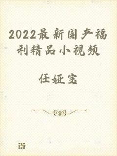 2022最新国产福利精品小视频