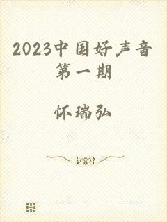 2023中国好声音第一期