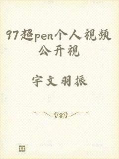 97超pen个人视频公开视