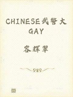 CHINESE武警大GAY