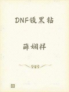 DNF领黑钻