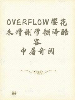 OVERFLOW樱花未增删带翻译酷客