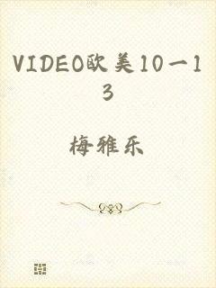 VIDEO欧美10一13