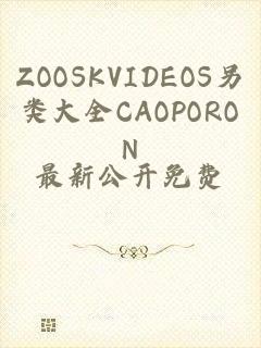 ZOOSKVIDEOS另类大全CAOPORON_最新公开免费