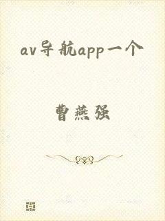 av导航app一个