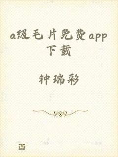 a级毛片免费app下载