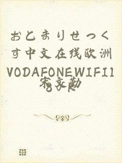 おとまりせっくす中文在线欧洲VODAFONEWIFI18√K