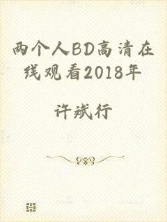 两个人BD高清在线观看2018年