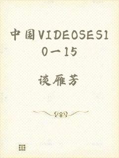 中国VIDEOSES10一15