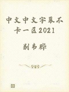 中文中文字幕不卡一区2021