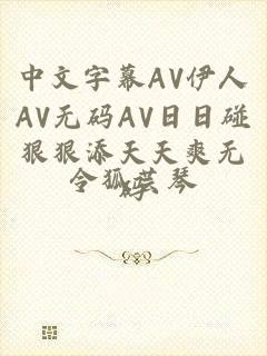 中文字幕AV伊人AV无码AV日日碰狠狠添天天爽无码