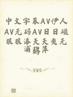 中文字幕AV伊人AV无码AV日日碰狠狠添天天爽无码