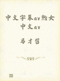 中文字幕av熟女中文av