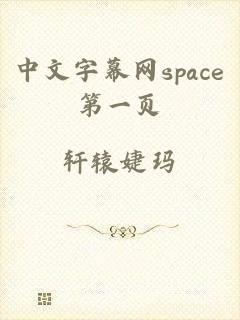 中文字幕网space第一页