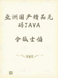 亚洲国产精品无码JAVA