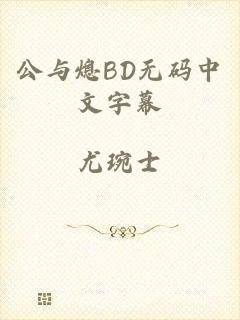 公与熄BD无码中文字幕