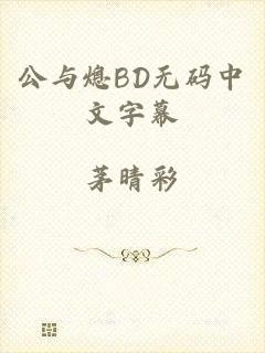 公与熄BD无码中文字幕