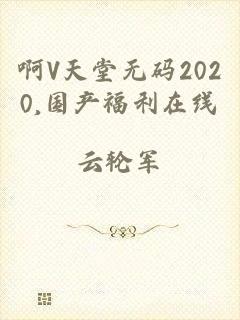 啊V天堂无码2020,国产福利在线