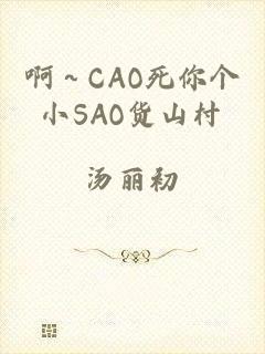 啊～CAO死你个小SAO货山村