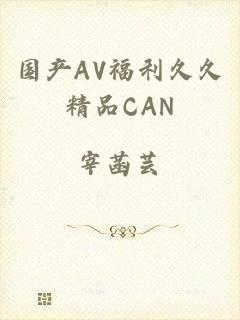 国产AV福利久久精品CAN