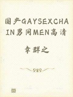 国产GAYSEXCHAIN男同MEN高清