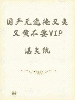 国产无遮掩又爽又黄不要VIP