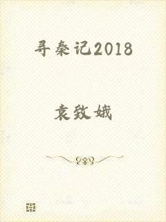 寻秦记2018