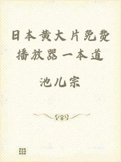 日本黄大片免费播放器一本道