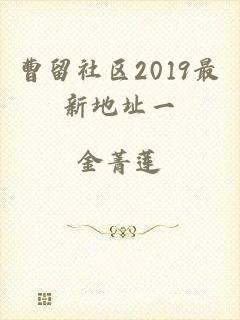 曹留社区2019最新地址一