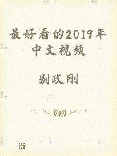 最好看的2019年中文视频