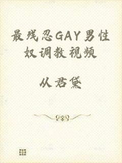 最残忍GAY男性奴调教视频