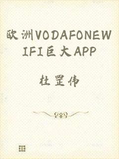 欧洲VODAFONEWIFI巨大APP