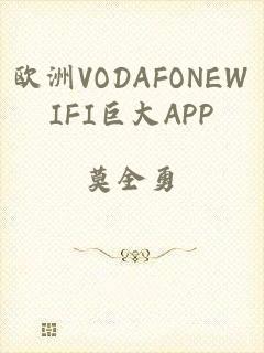 欧洲VODAFONEWIFI巨大APP