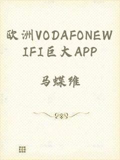 欧洲VODAFONEWIFI巨大APP