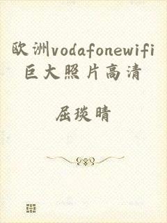 欧洲vodafonewifi巨大照片高清