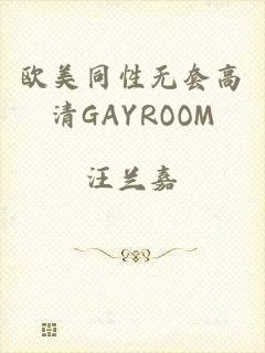 欧美同性无套高清GAYROOM