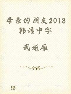 母亲的朋友2018韩语中字