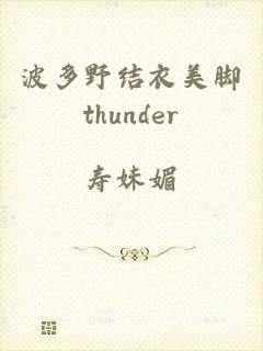 波多野结衣美脚thunder