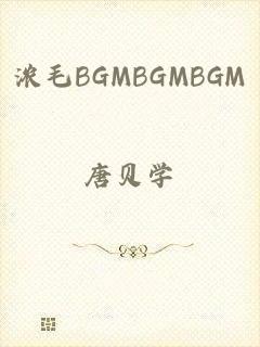 浓毛BGMBGMBGM