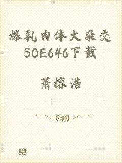 爆乳肉体大杂交SOE646下载