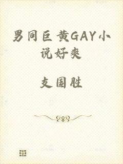 男同巨黄GAY小说好爽