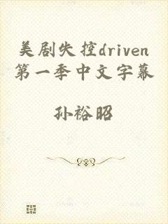 美剧失控driven第一季中文字幕