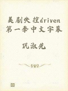 美剧失控driven第一季中文字幕