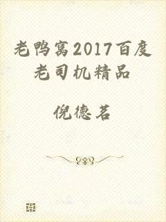 老鸭窝2017百度老司机精品