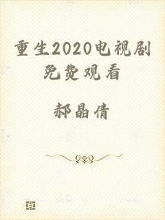 重生2020电视剧免费观看