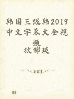 韩国三级韩2019中文字幕大全视频